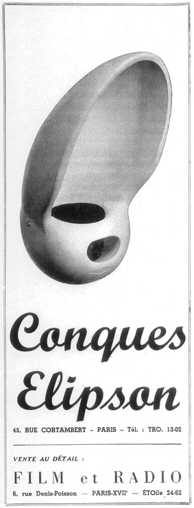 Elipson annonce conques 1954