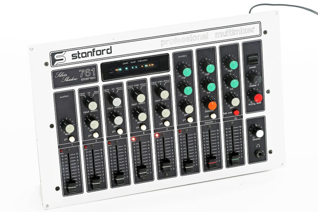 Vintage audio mixer Stanford "Silver Shadow… Vintage Toys for Boys