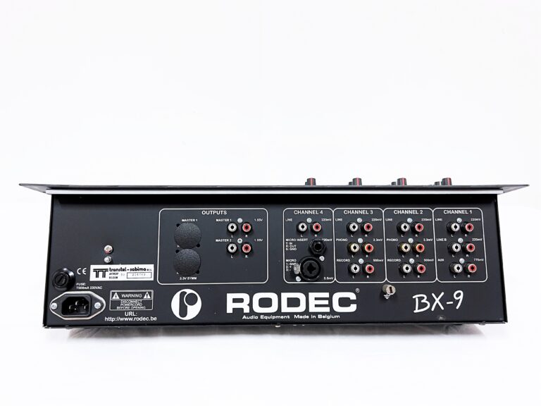 DJ audio mixer Rodec BX-9 | Vintage Toys for Boys